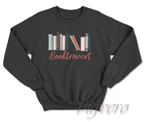 Booktrovert Sweatshirt Color Black