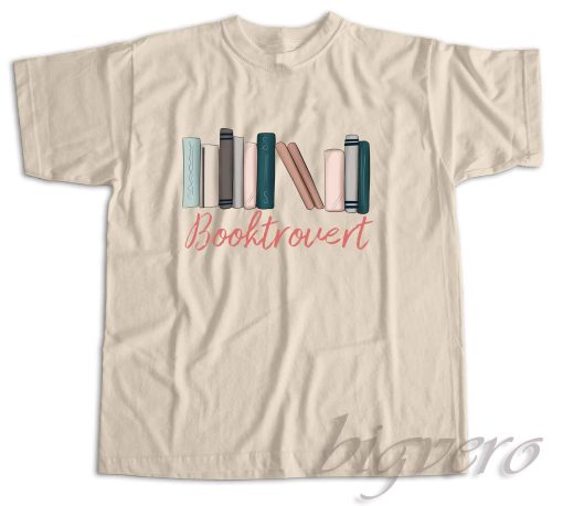Booktrovert T-Shirt Color Cream