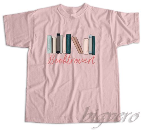 Booktrovert T-Shirt Color Pink