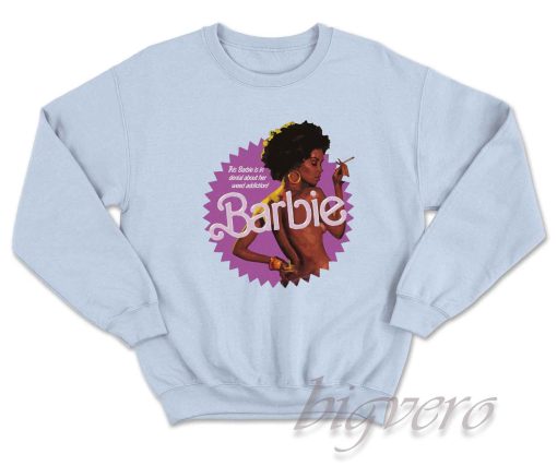 Barbie 2023 Sweatshirt Color Light Blue