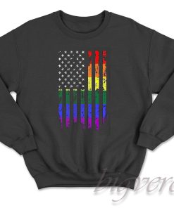 Distressed Rainbow Flag Gay Pride