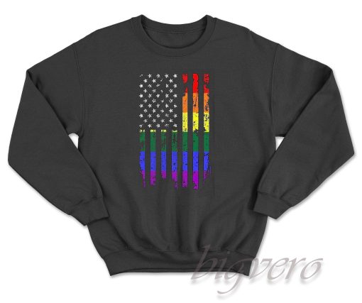 Distressed Rainbow Flag Gay Pride