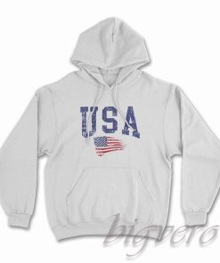 USA Flag 4th of July Hoodie