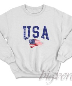 USA Flag 4th of July Sweatshirt