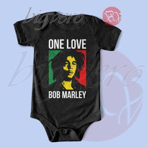Bob Marley One Love Baby Bodysuits