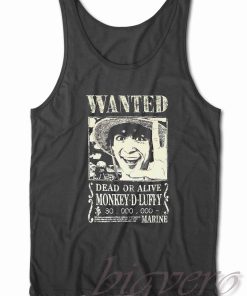 One Piece Luffy Live Action Wanted Poster Tank Top