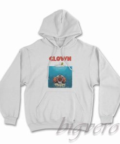 Jaws Clown Halloween Parody Hoodie