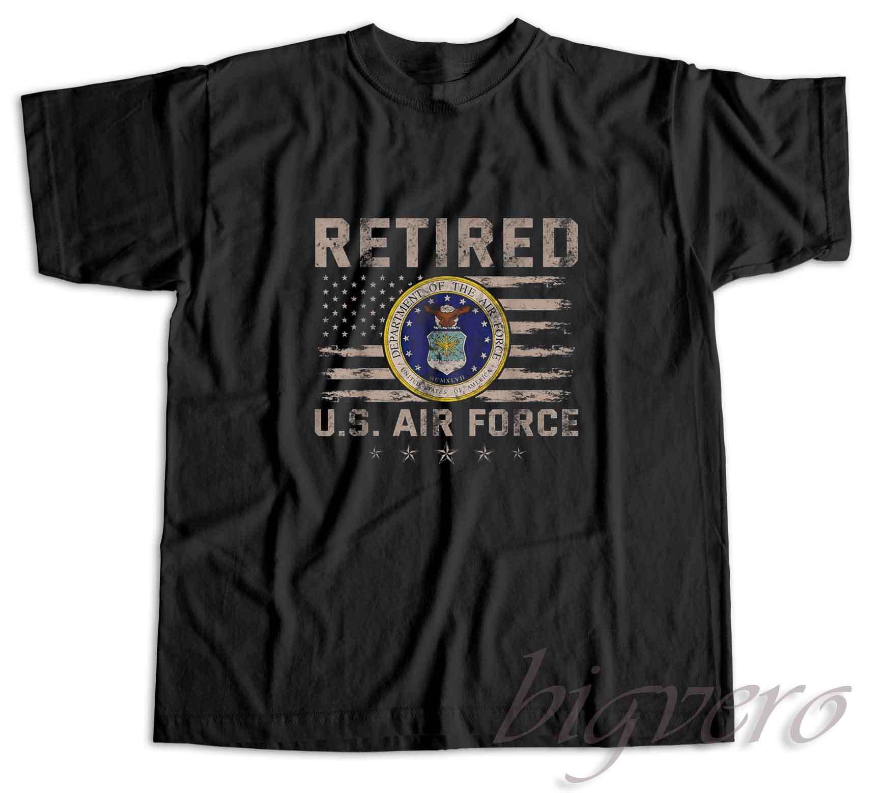 Retired Us Air Force Veteran T-Shirt