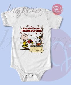 Charlie Brown Thanksgiving Baby Bodysuits
